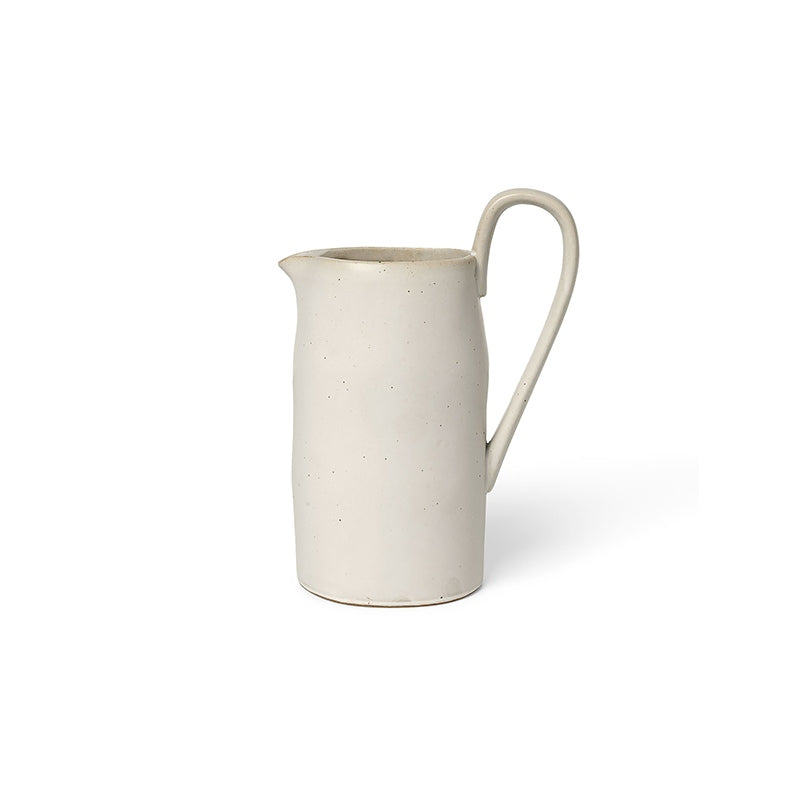 Flow Jug karaf speckle wit - SALE