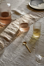 Ripple glazen laag set van 4