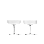 Ripple champagne glazen set van 2