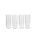 Ripple long drink glazen set van 4