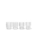 Ripple glazen set van 4