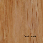 Triangle leg tafel ovaal 250x85 cm eik