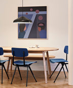 Triangle leg tafel ovaal 200x85 cm eik