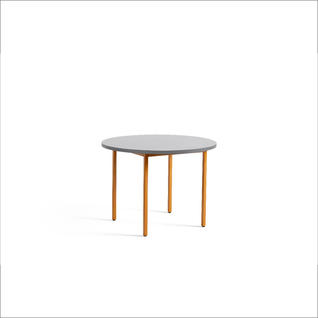 Two-colour tafel rond 105 cm