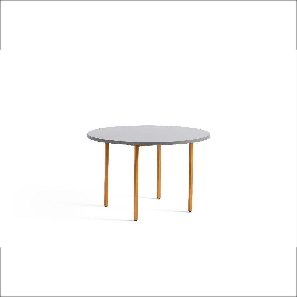 Two-colour tafel rond 120 cm