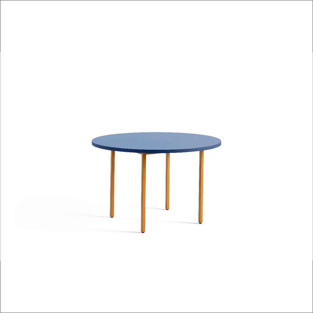 Two-colour tafel rond 120 cm