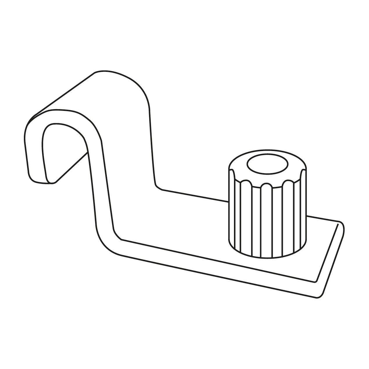 String shelf brackets haakjes set van 4